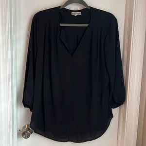 Black long sleeve blouse
